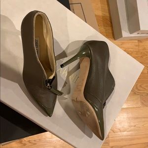 Jimmy choo green booties 37